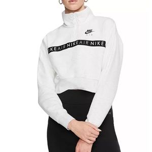 Air Fleece Halfzip Cropped 